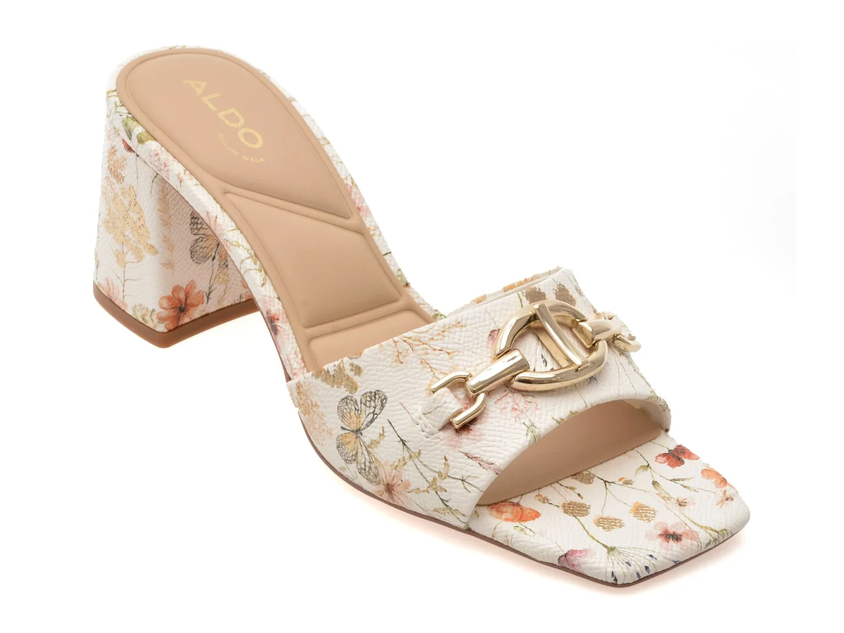 Papuci Aldo Multicolor, Sunglow 978, Din Piele Ecologică