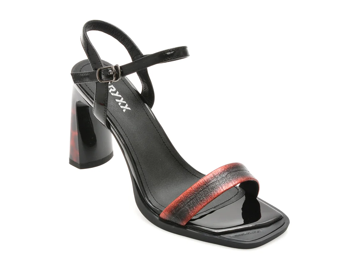 Sandale Gryxx Negre H18 Din Piele Naturala