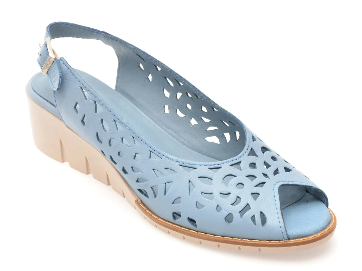 Sandale Flavia Passini Albastru, 6512, Din Piele Naturala