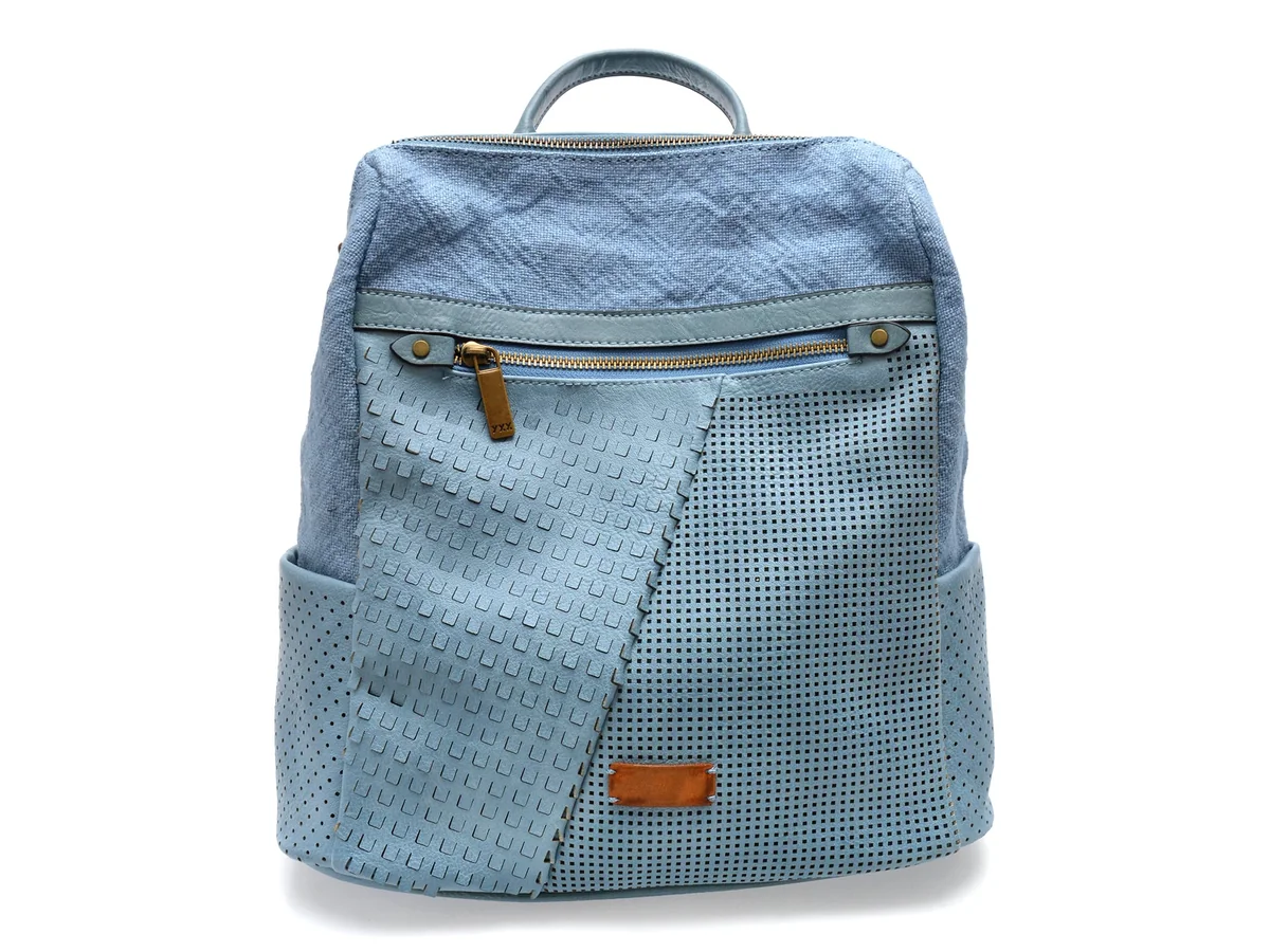Rucsac Gryxx Albastru, 1593, Din Piele Ecologică