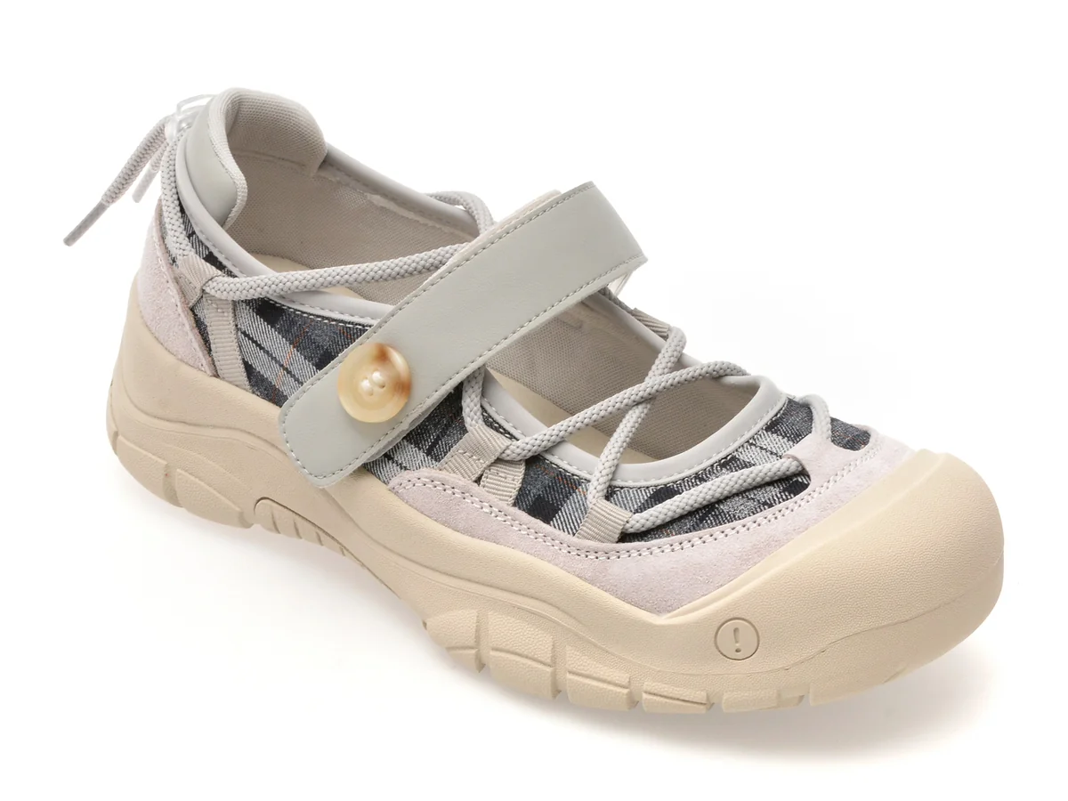 Pantofi Sport Gryxx Gri, 20193, Din Material Textil
