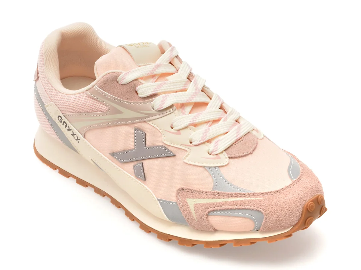 Pantofi Sport Gryxx Roz, 3013, Din Material Textil