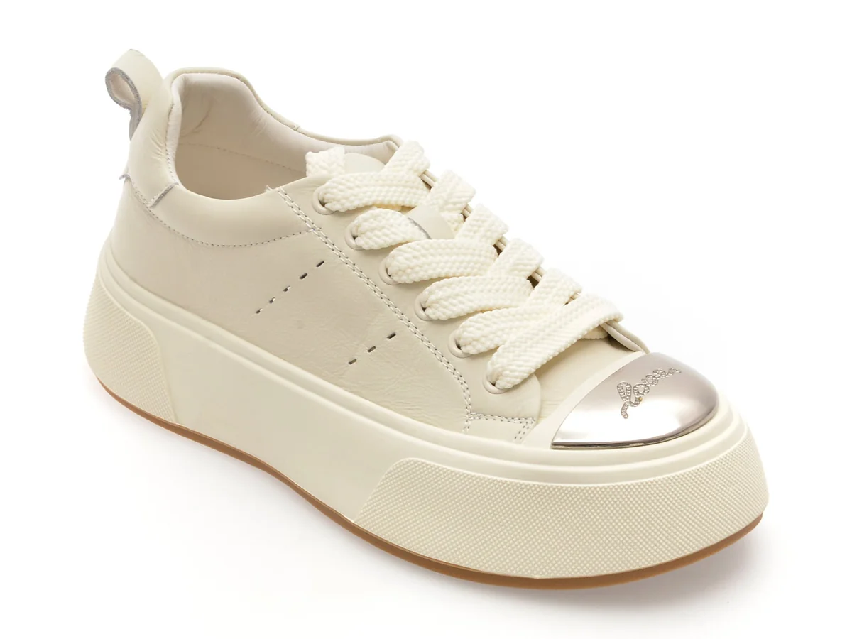 Pantofi Sport Epica Albi, 28701, Din Piele Naturala