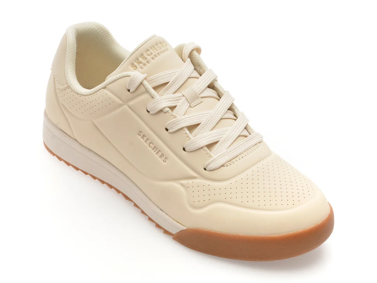Pantofi Sport Skechers Bej, Zinger, Din Piele Ecologică