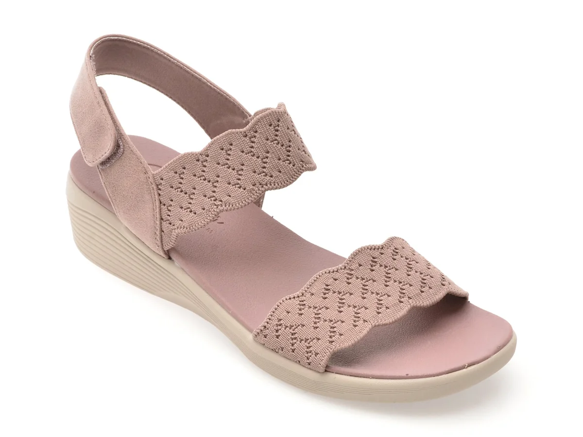 Sandale Skechers Mov, Arya, Din Material Textil