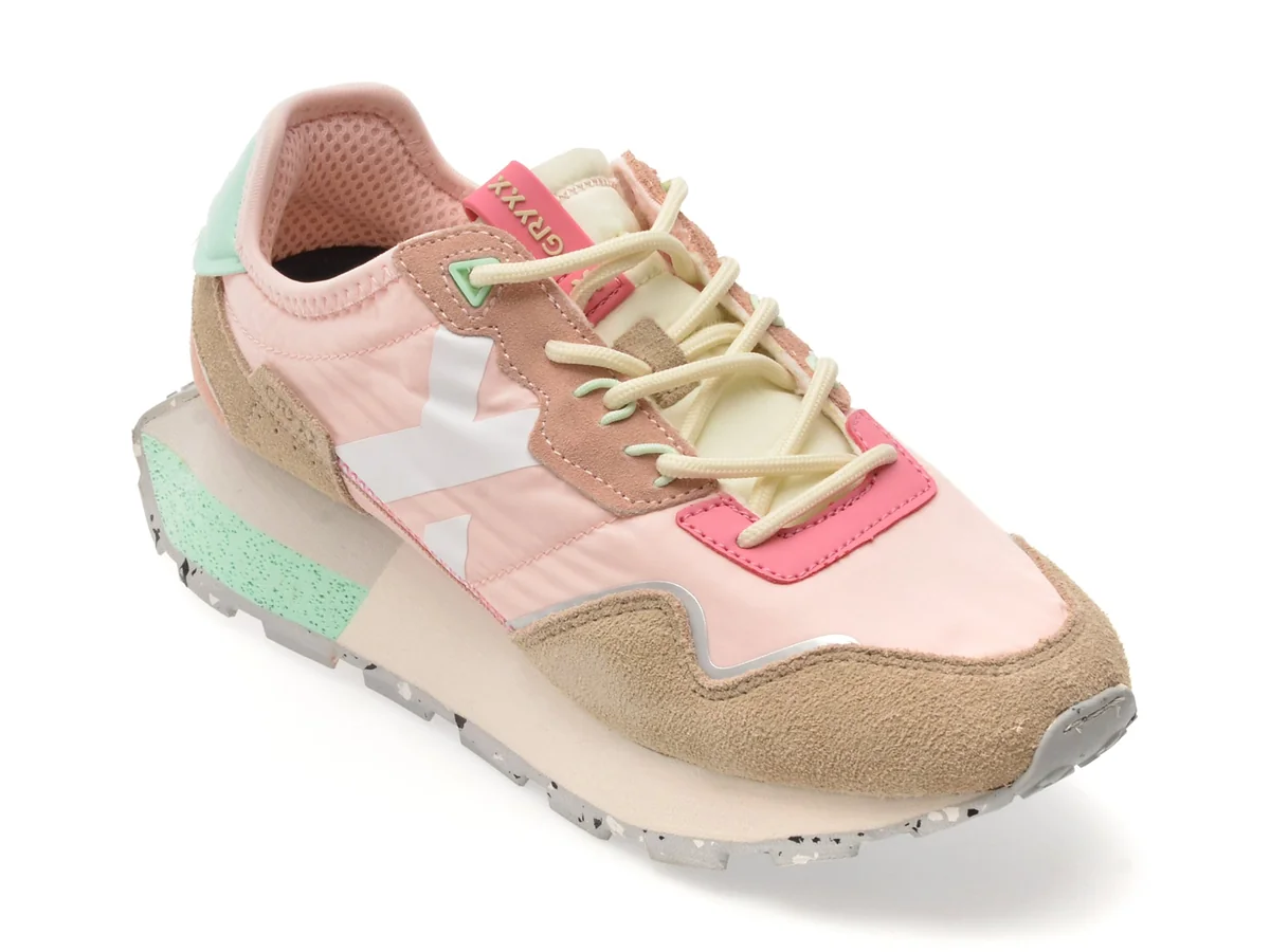 Pantofi Sport Gryxx Roz, 40061W, Din Material Textil