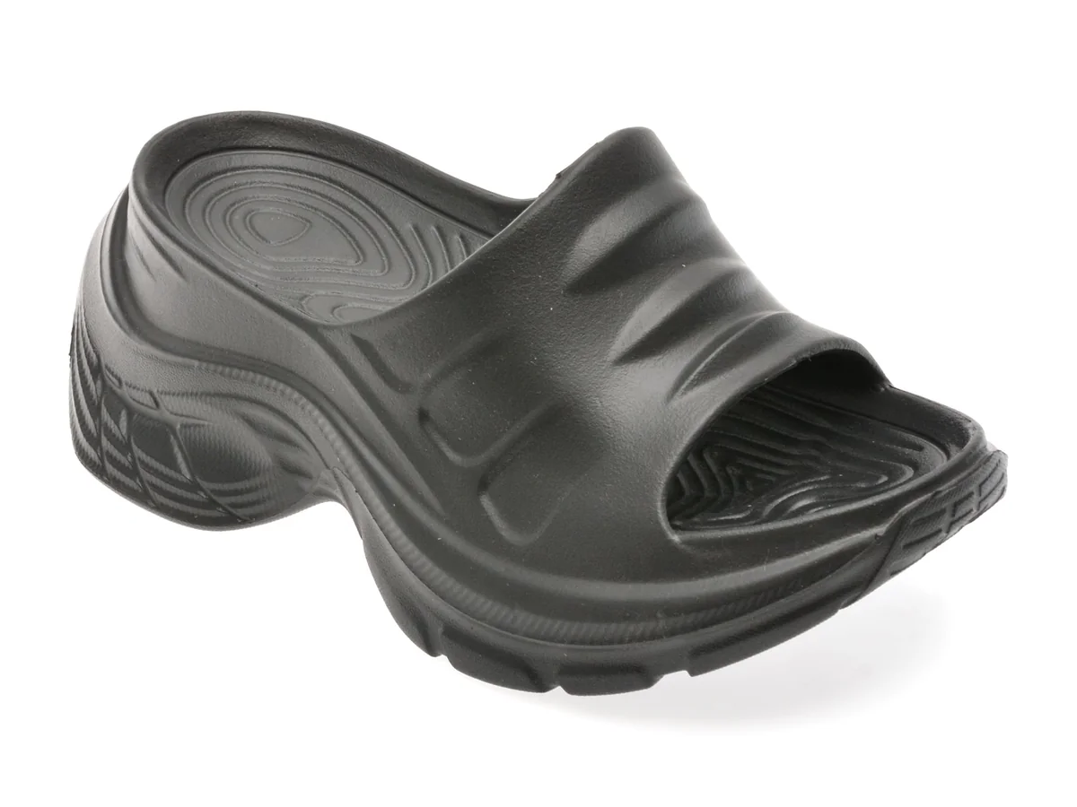 Papuci Gryxx Negri, E255, Din PVC