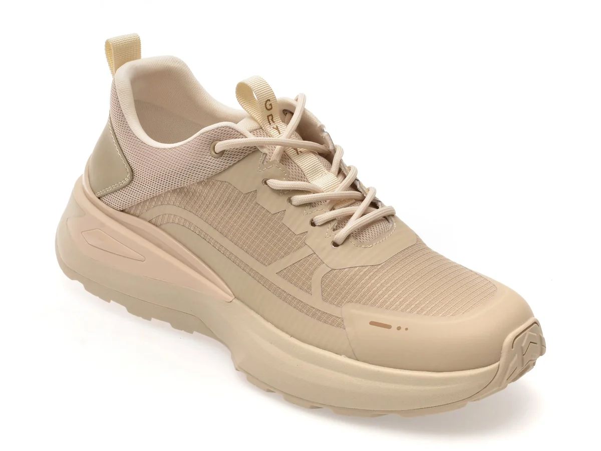 Pantofi Sport Gryxx Bej, Gt39, Din Material Textil