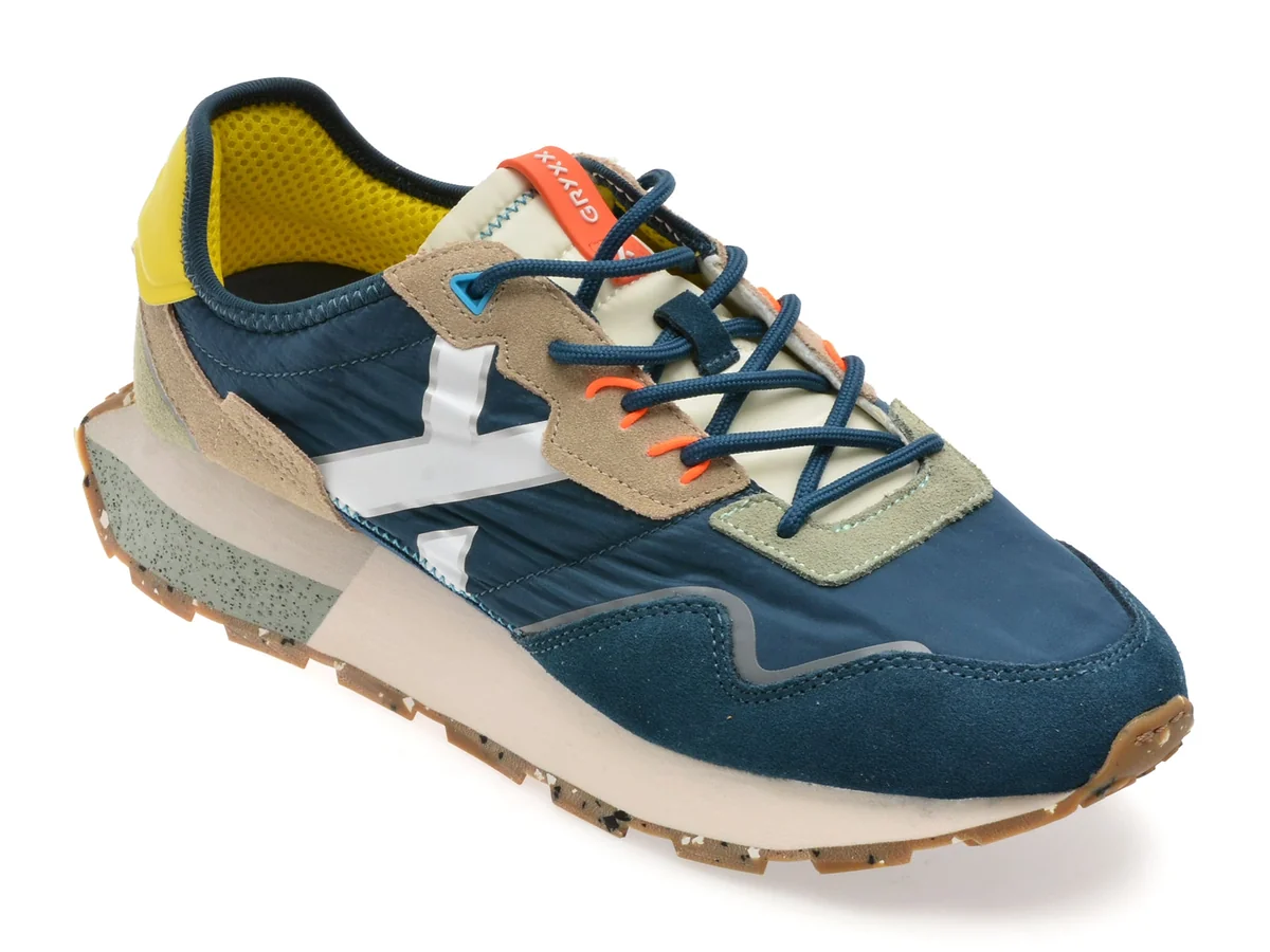 Pantofi Sport Gryxx Bleumarin, 40061M, Din Material Textil