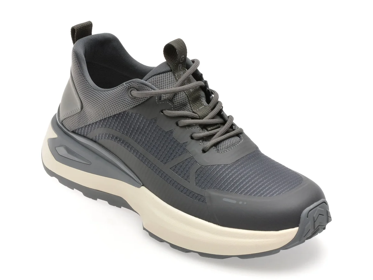 Pantofi Sport Gryxx Gri, GT39, Din Material Textil