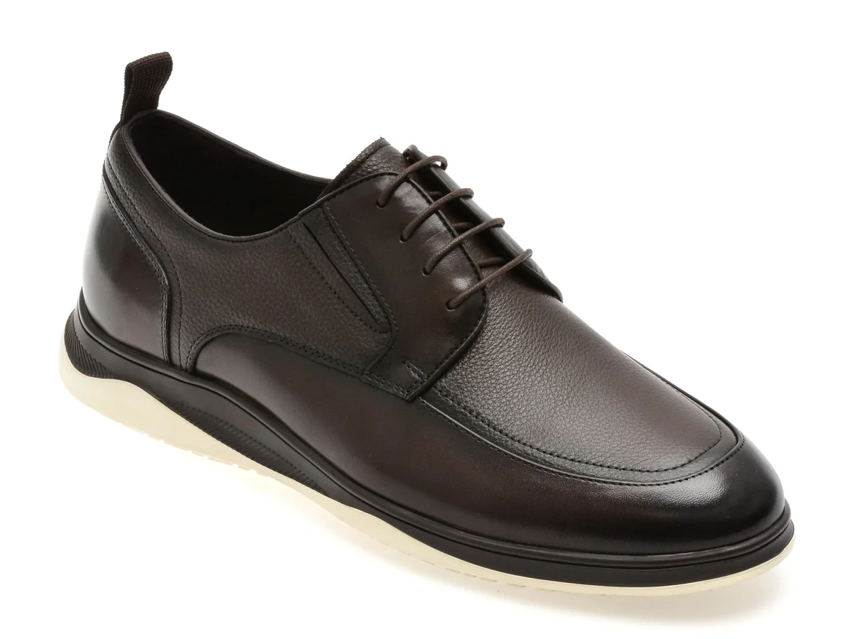 Pantofi Eleganti Epica Maro, B473, Din Piele Naturala