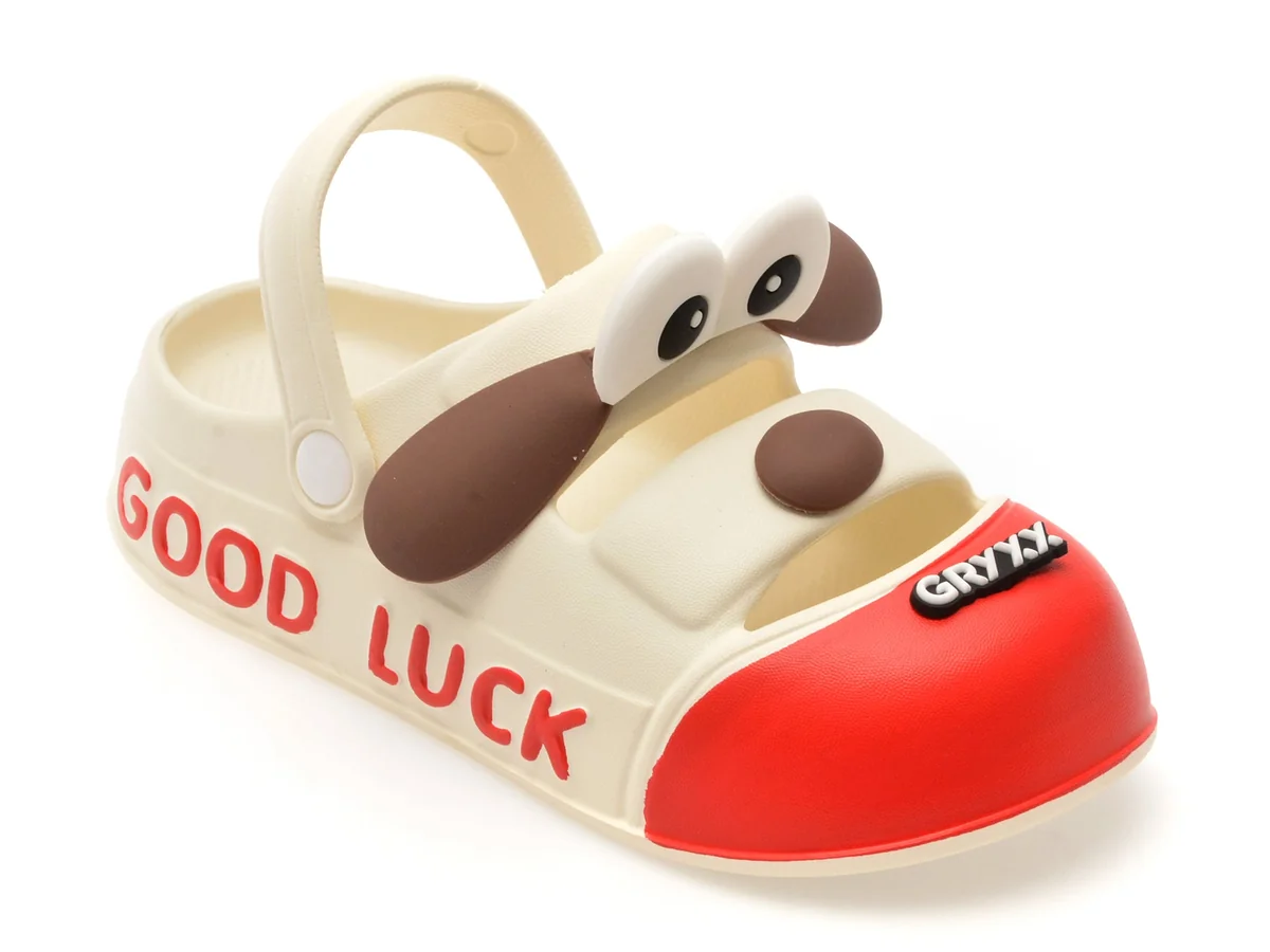 Papuci Gryxx Bej 5071, Din Pvc