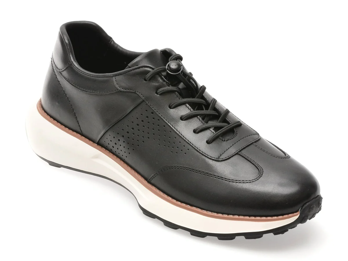 Pantofi Sport Gryxx Negri Af1950 Din Piele Naturala