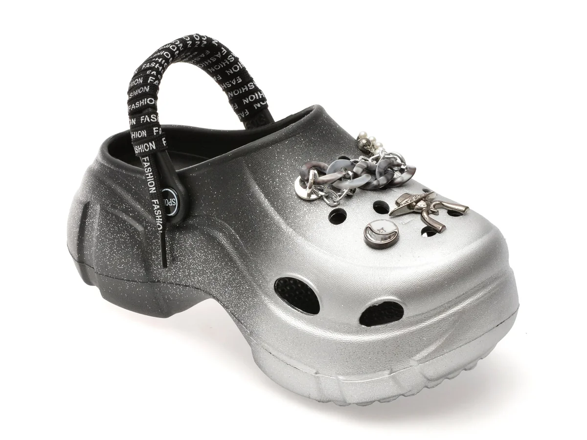 Papuci Gryxx Negri, 6013, Din Pvc