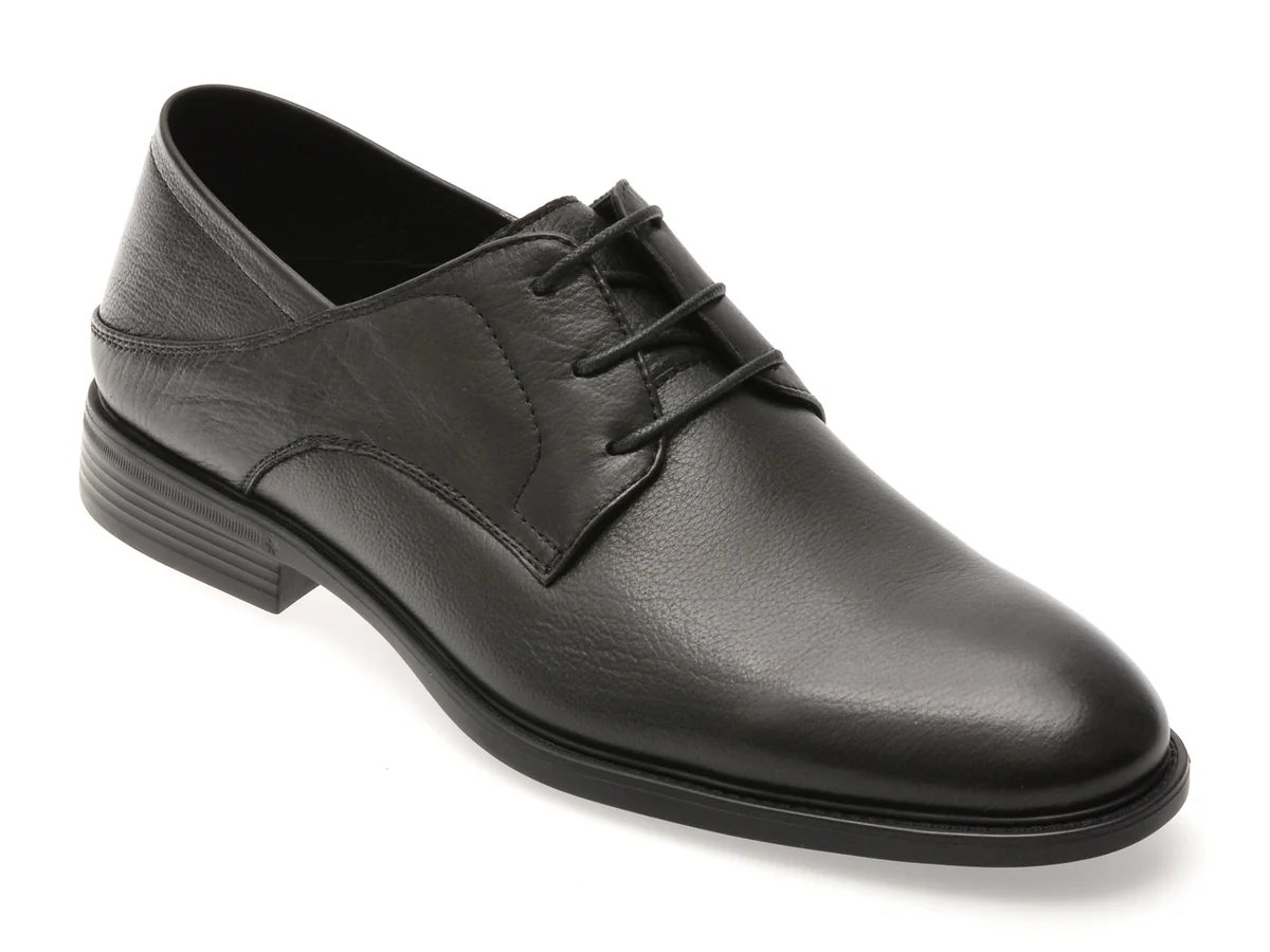 Pantofi Eleganti Gryxx Negri, WH133, Din Piele Naturala