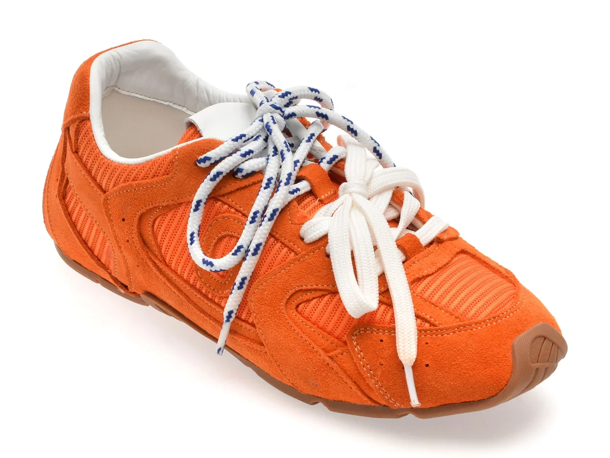 Pantofi Sport Gryxx Portocalii, 1G42, Din Material Textil