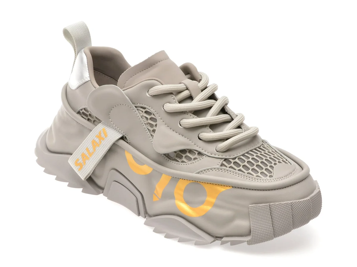 Pantofi Sport Gryxx Gri, S24, Din Material Textil