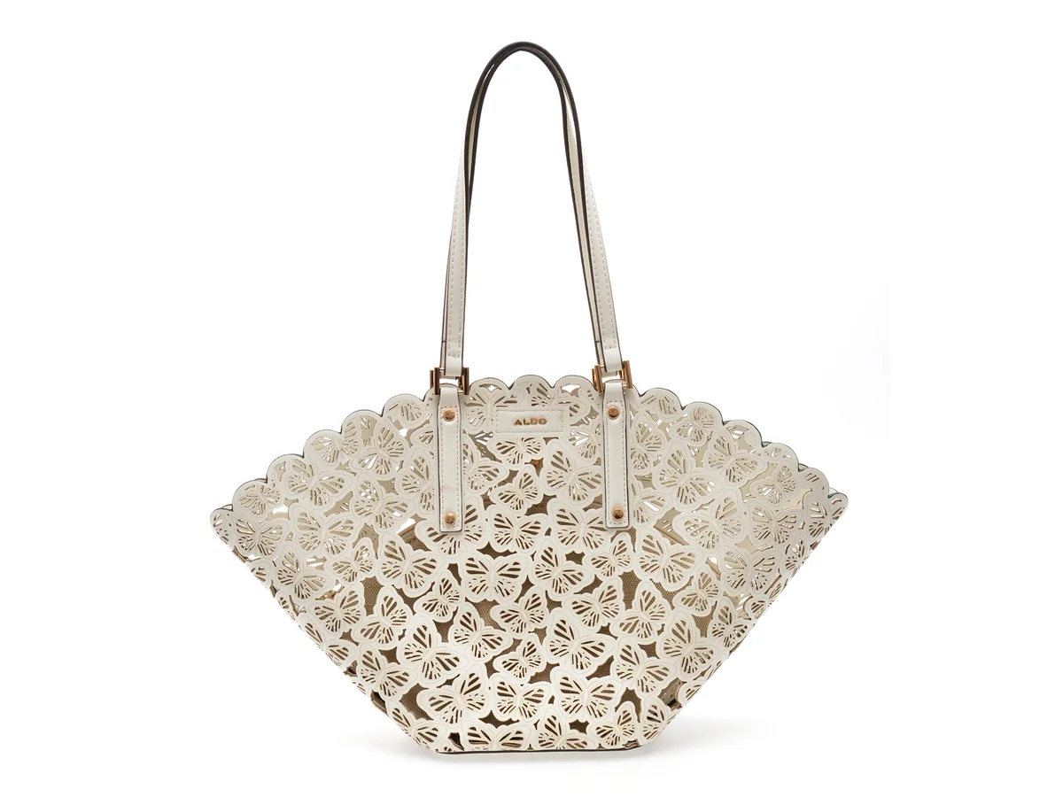 Geanta Aldo Albă, JACINTA 100, Din Piele Ecologică