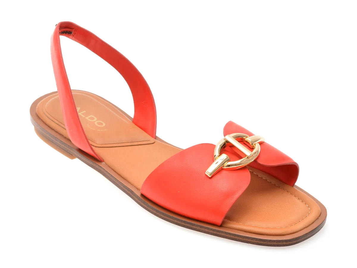 Sandale Aldo Roșii, Goassi 610, Din Piele Ecologică