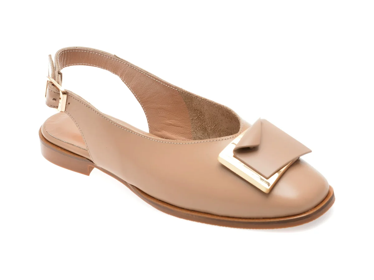 Pantofi Image Maro 4201192 Din Piele Naturala