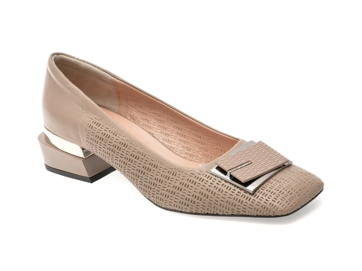 Pantofi Epica Gri 3671671 Din Piele Naturala
