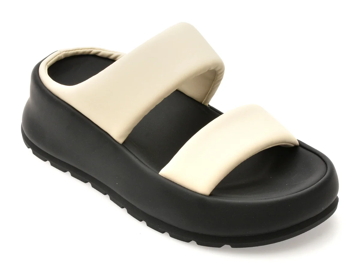 Papuci Gryxx Bej, 53035, Din Piele Ecologică