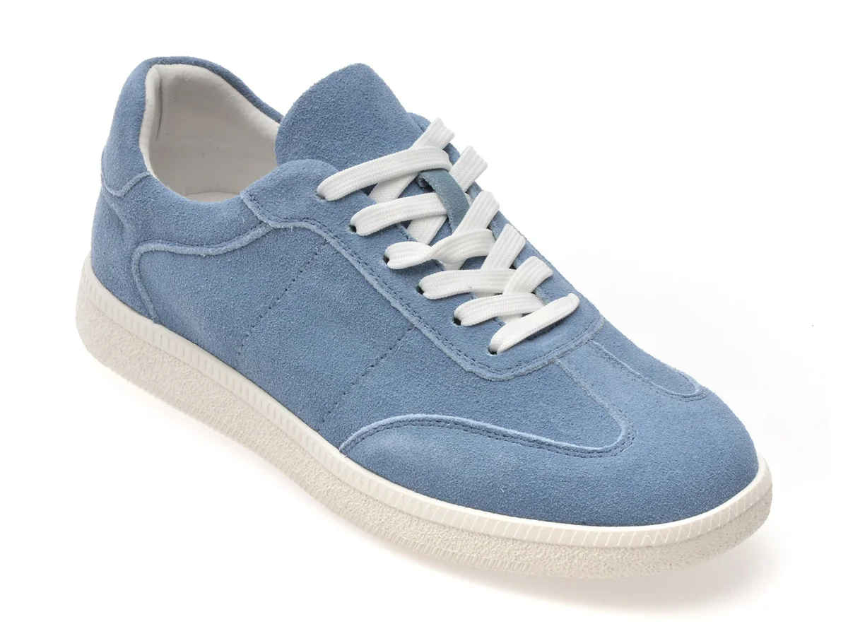 Pantofi Sport Gryxx Albastri, 201518, Din Piele Întoarsă