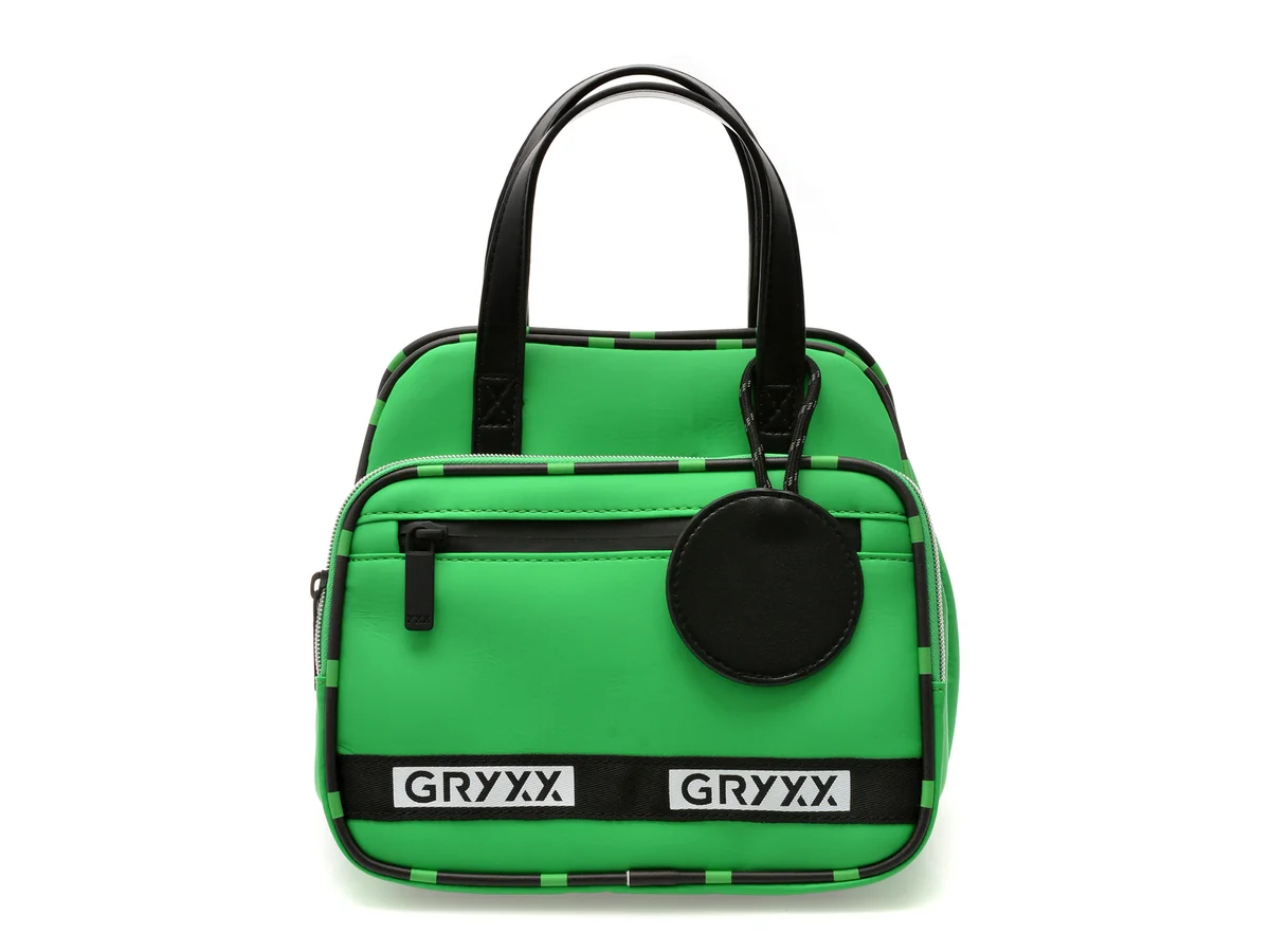 Geanta Gryxx Verde, 2280, Din Piele Ecologică