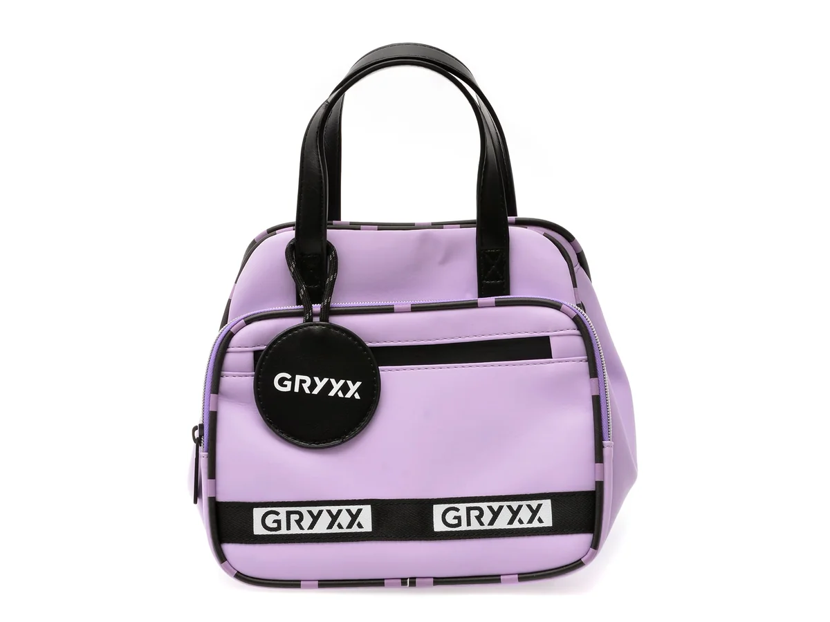 Geanta Gryxx Mov, 2280, Din Piele Ecologica