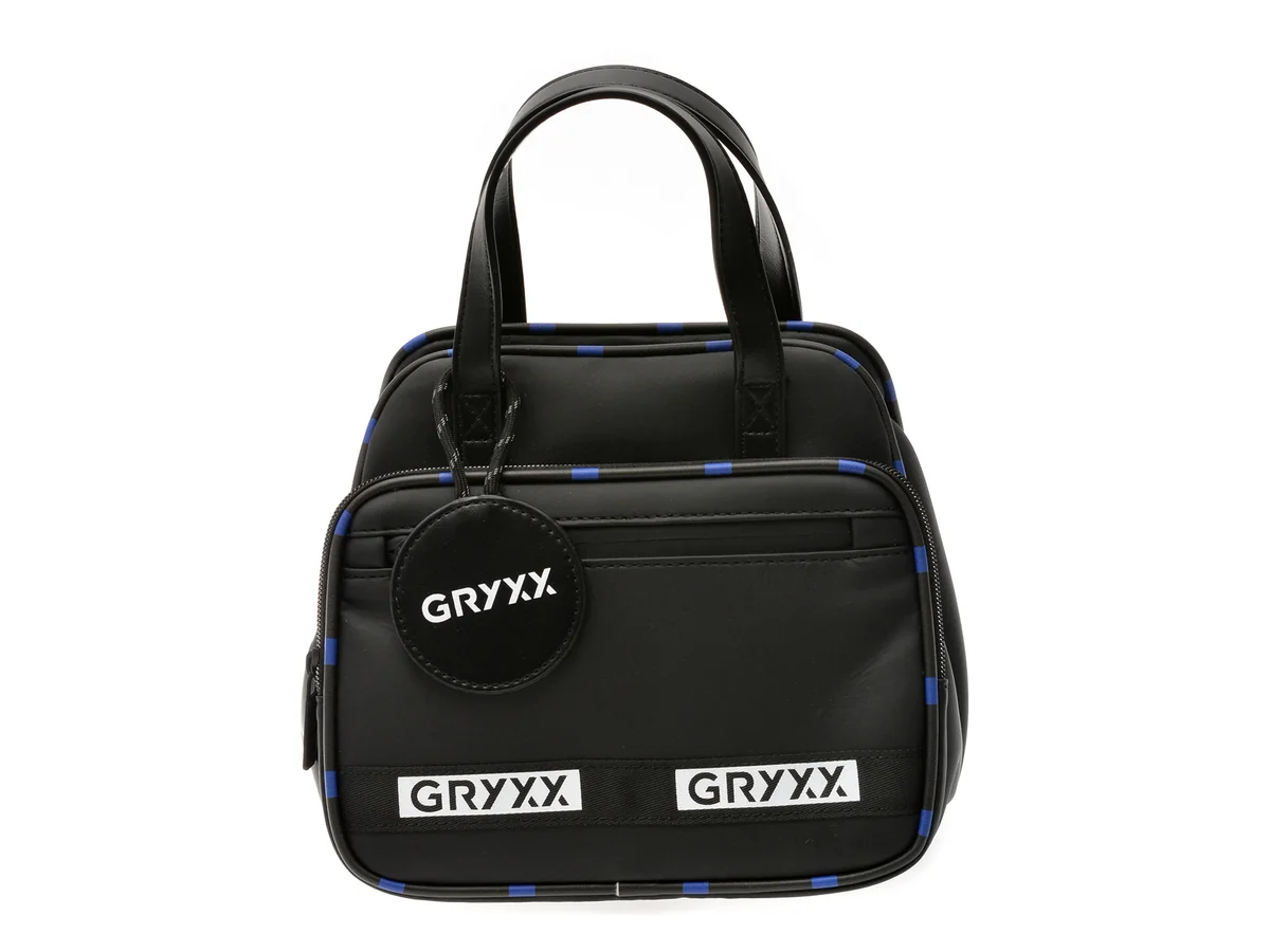 Geanta Gryxx Neagră, 2280, Din Piele Ecologică