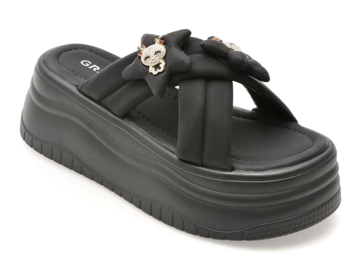 Papuci Gryxx Negri 8099 Din Piele Ecologica