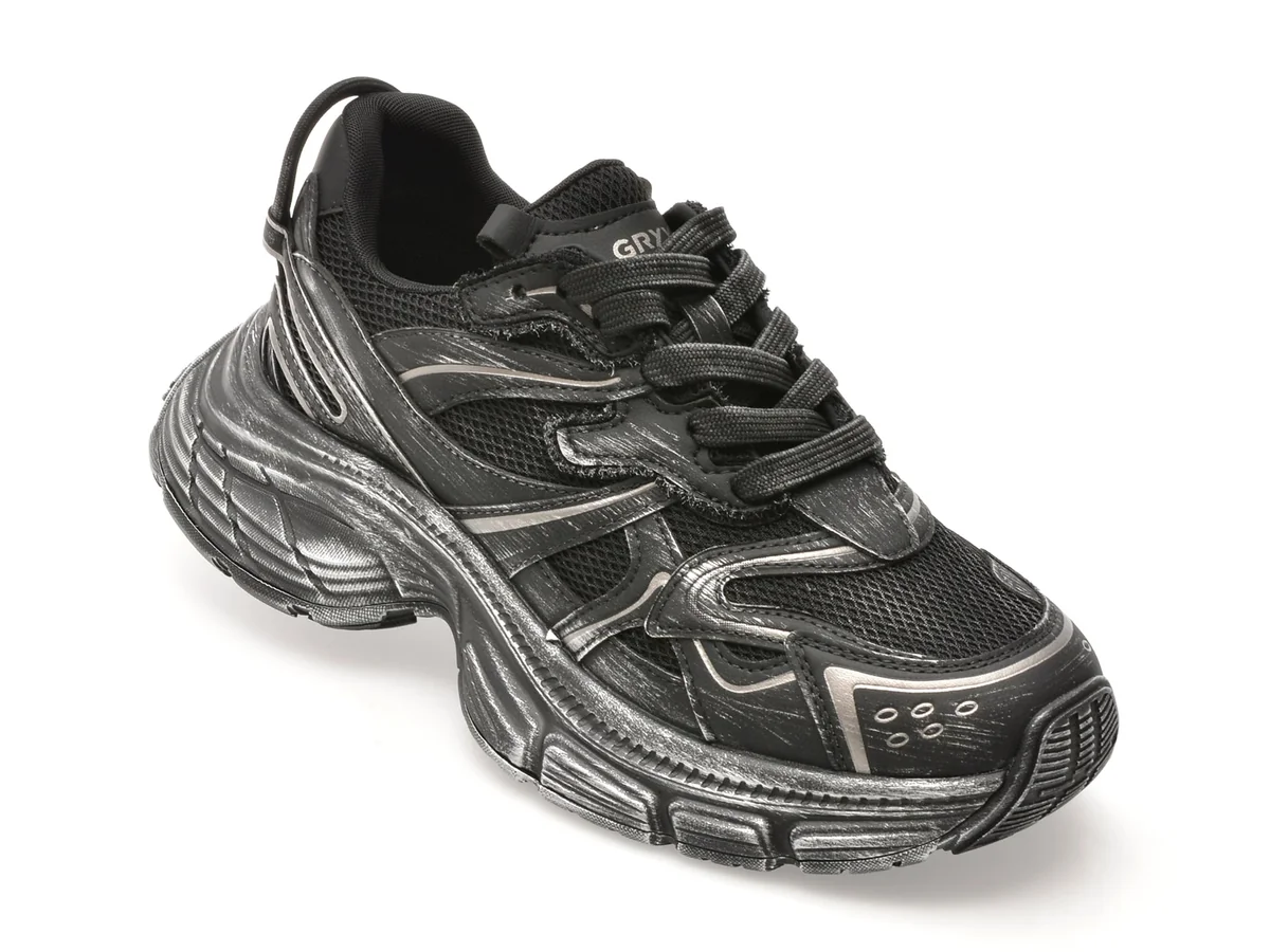 Pantofi Sport Gryxx Negri 24692 Din Material Textil