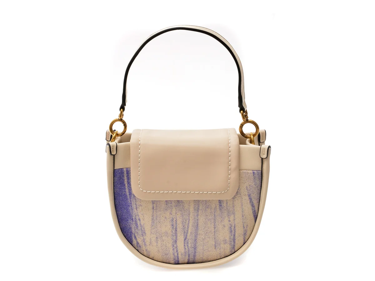 Geanta Epica Mov, 1841, Din Material Textil