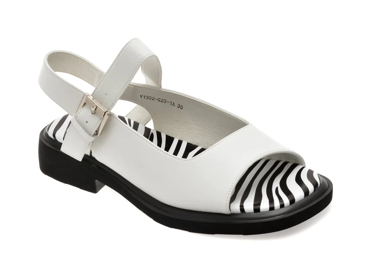 Sandale Flavia Passini Albe, 1302G23, Din Piele Naturala