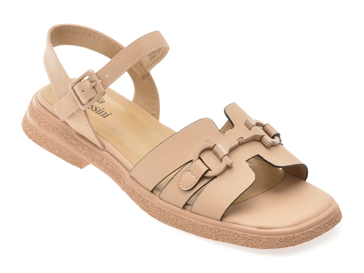 Sandale Flavia Passini Nude, 64650, Din Piele Naturală