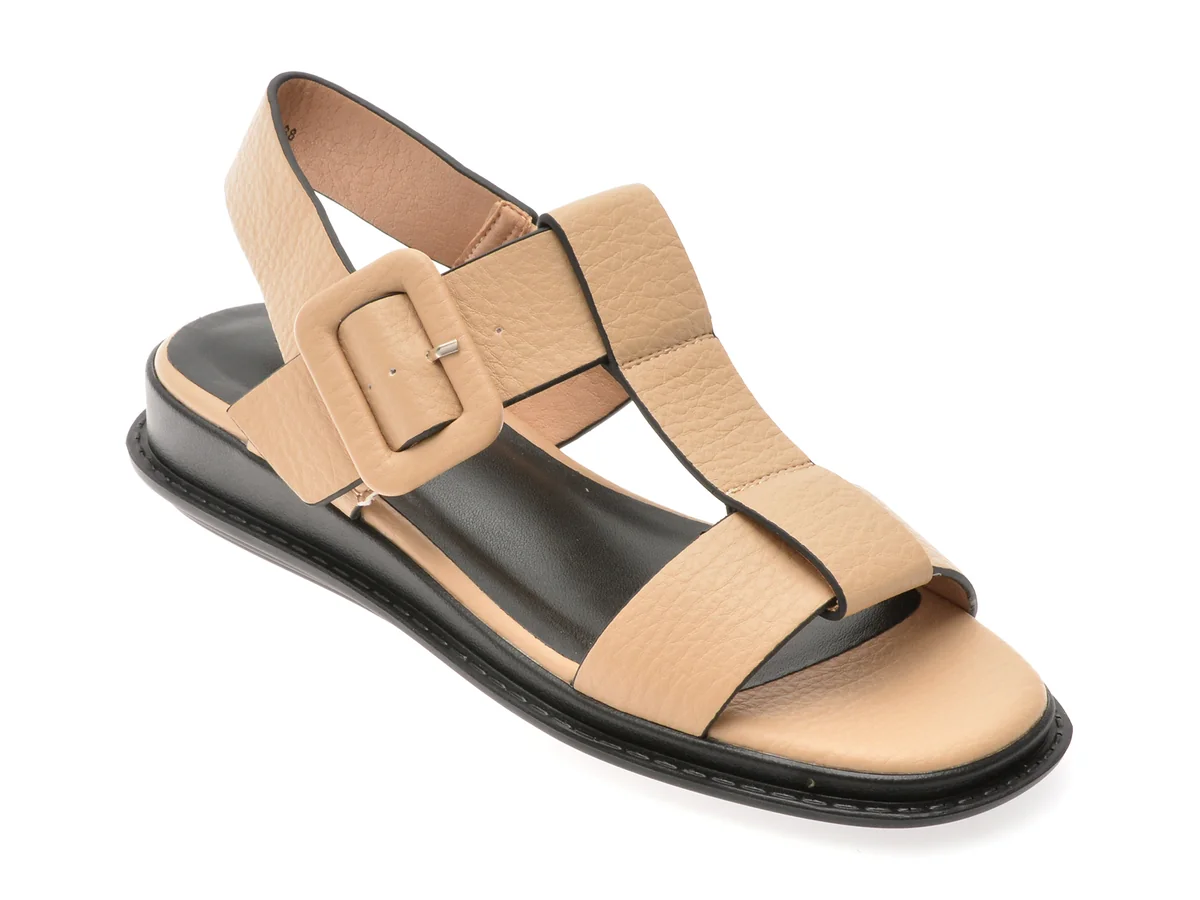 Sandale Flavia Passini Nude, 2703, Din Piele Naturala