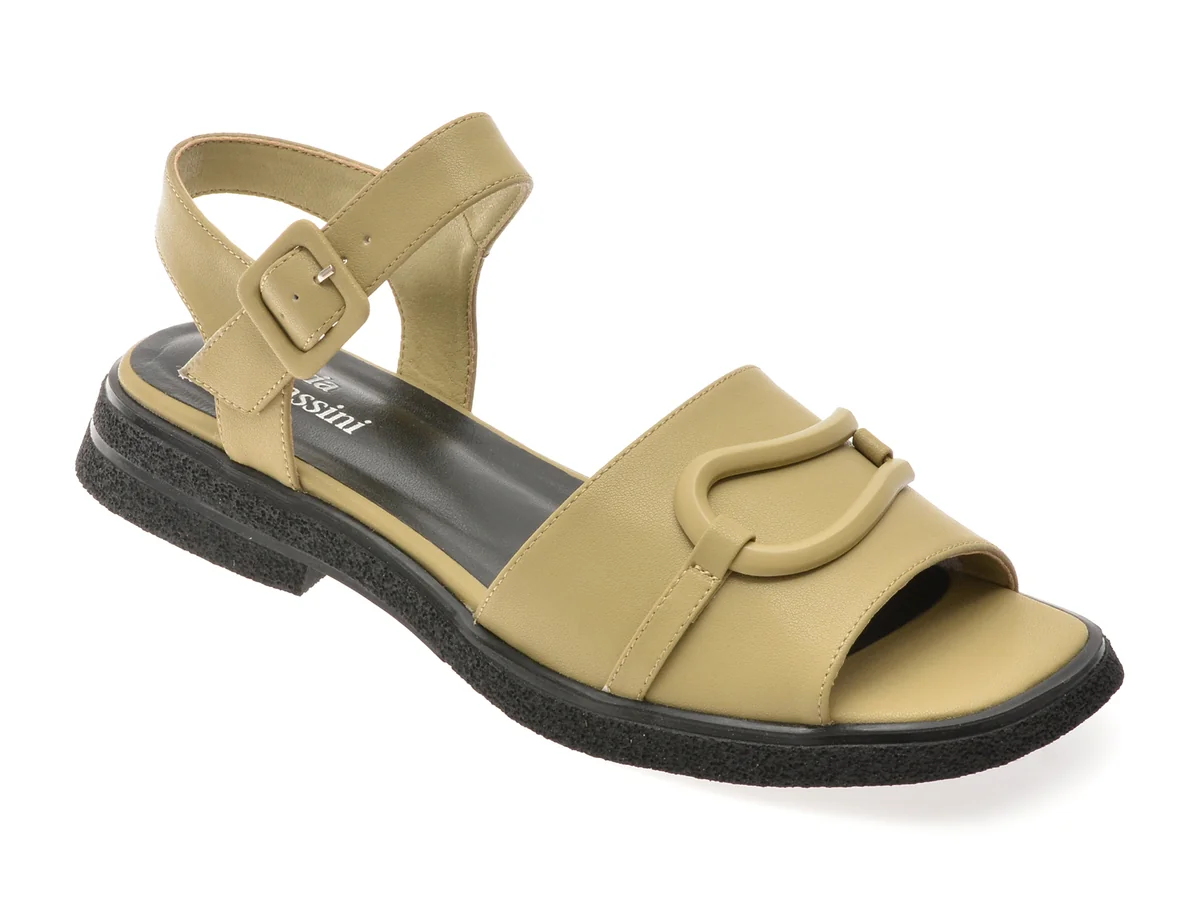 Sandale Flavia Passini Verzi 64648 Din Piele Naturala