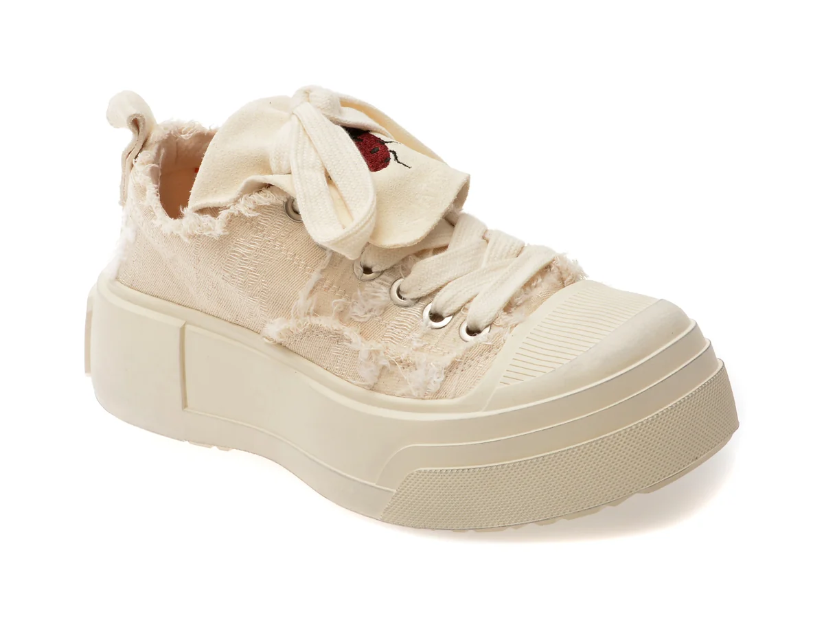 Pantofi Sport Gryxx Bej, 240016, Din Material Textil