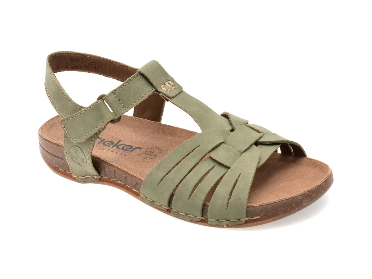 Sandale Rieker Verzi 61461 Din Piele Ecologică