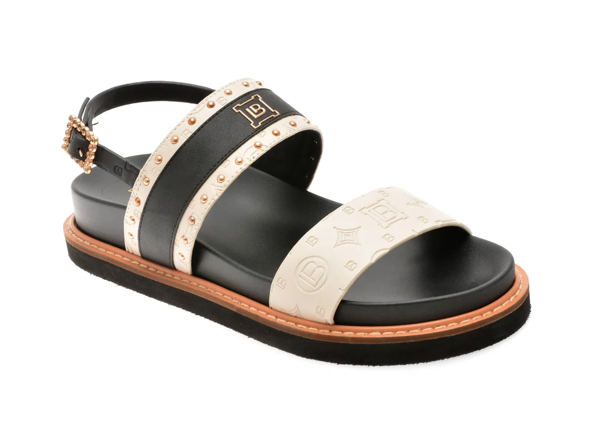 Sandale Laura Biagiotti Bej, 9078, Din Piele Ecologică