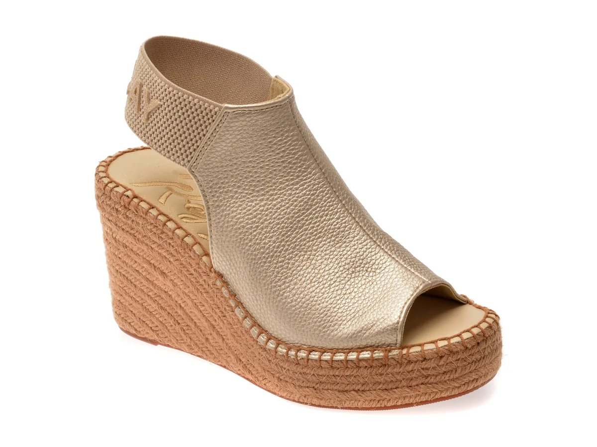 Sandale Replay Aurii WP4G08S Din Piele Ecologică