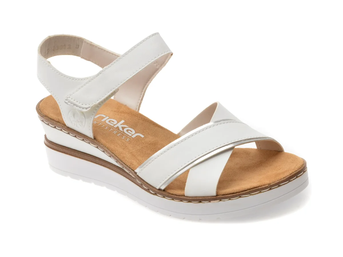 Sandale Rieker Albe, V38G9, Din Piele Ecologică