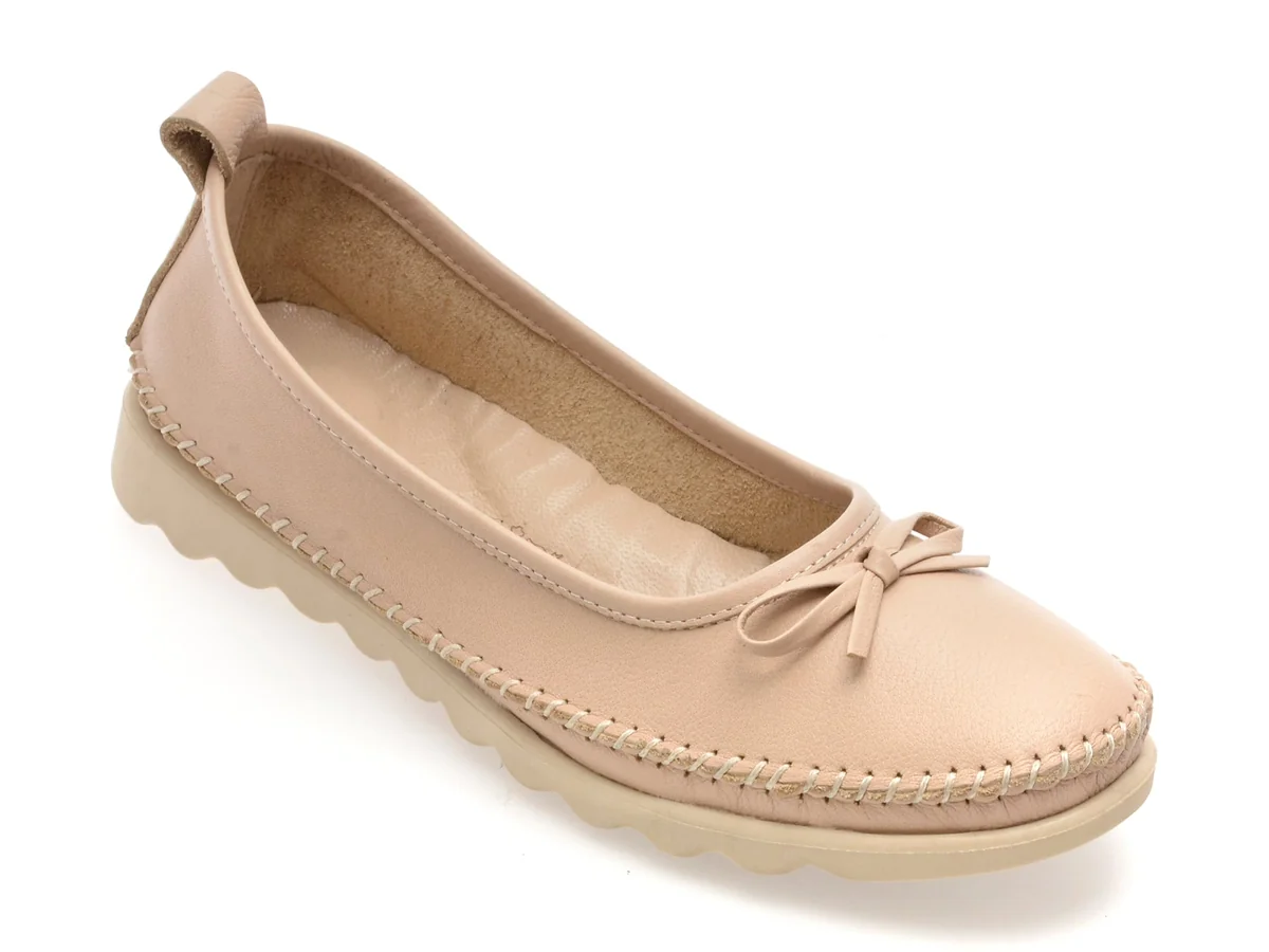 Balerini Gryxx Bej, Ev2815, Din Piele Naturală