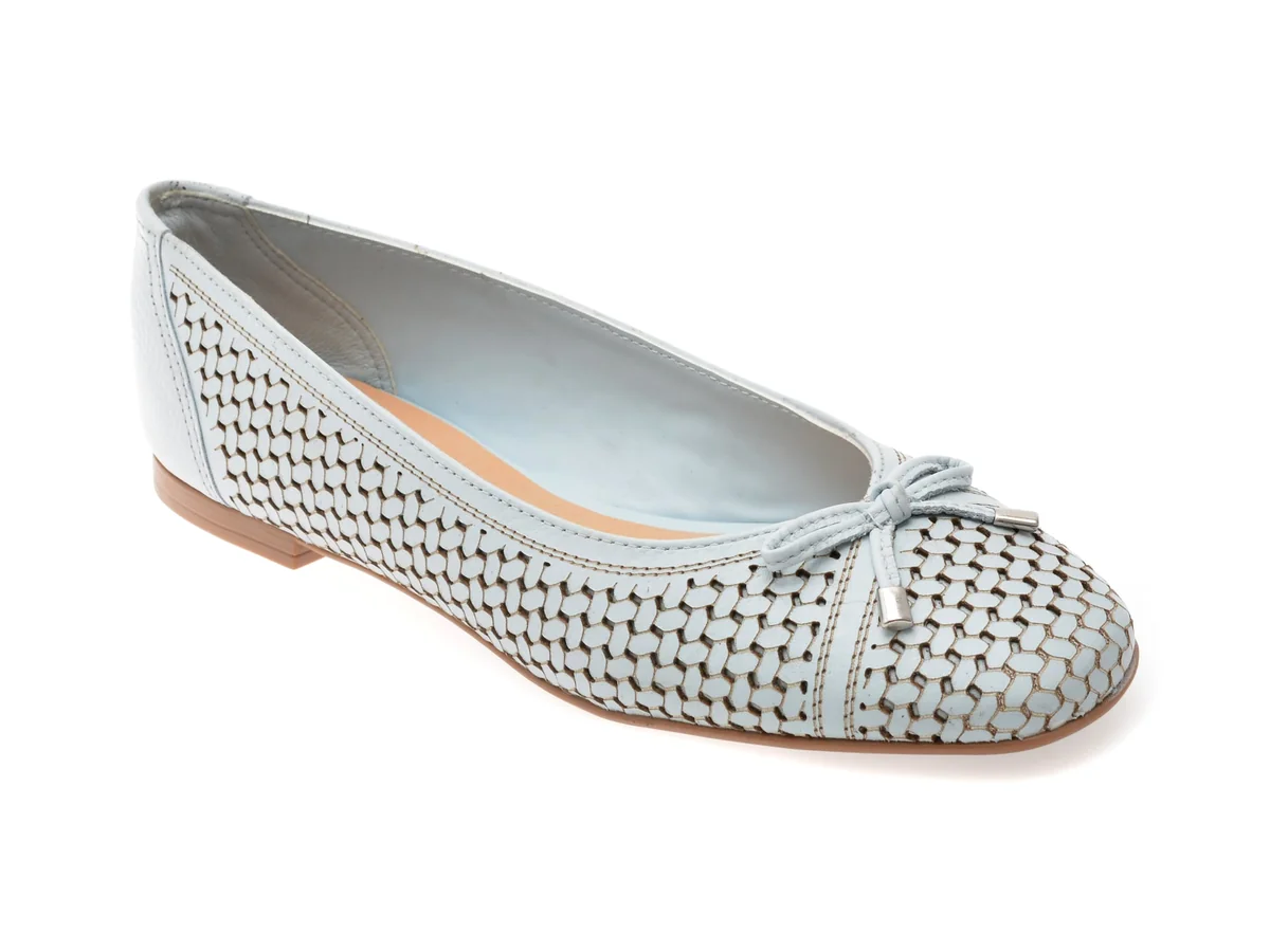 Balerini Flavia Passini Albastri, 361607, Din Piele Naturala