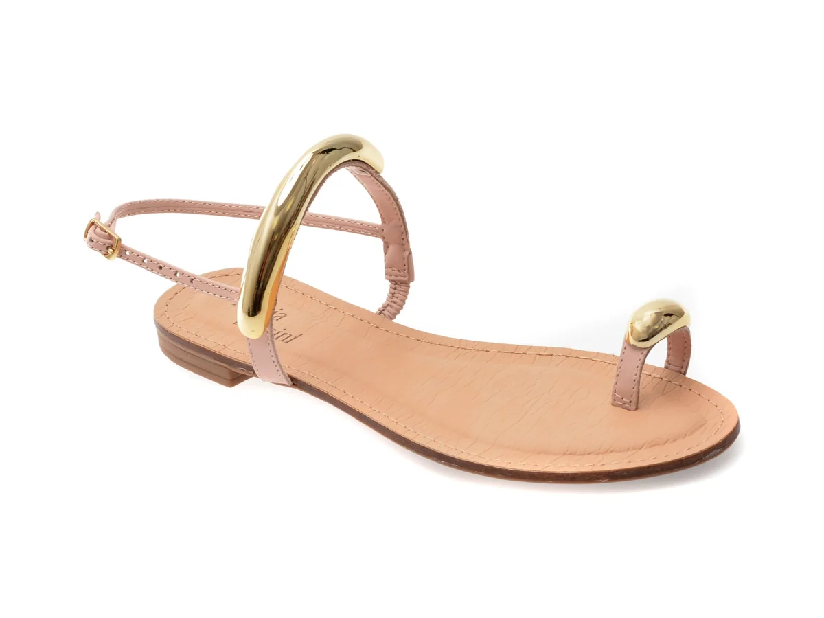 Sandale Flavia Passini Roz, 368506, Din Piele Naturala