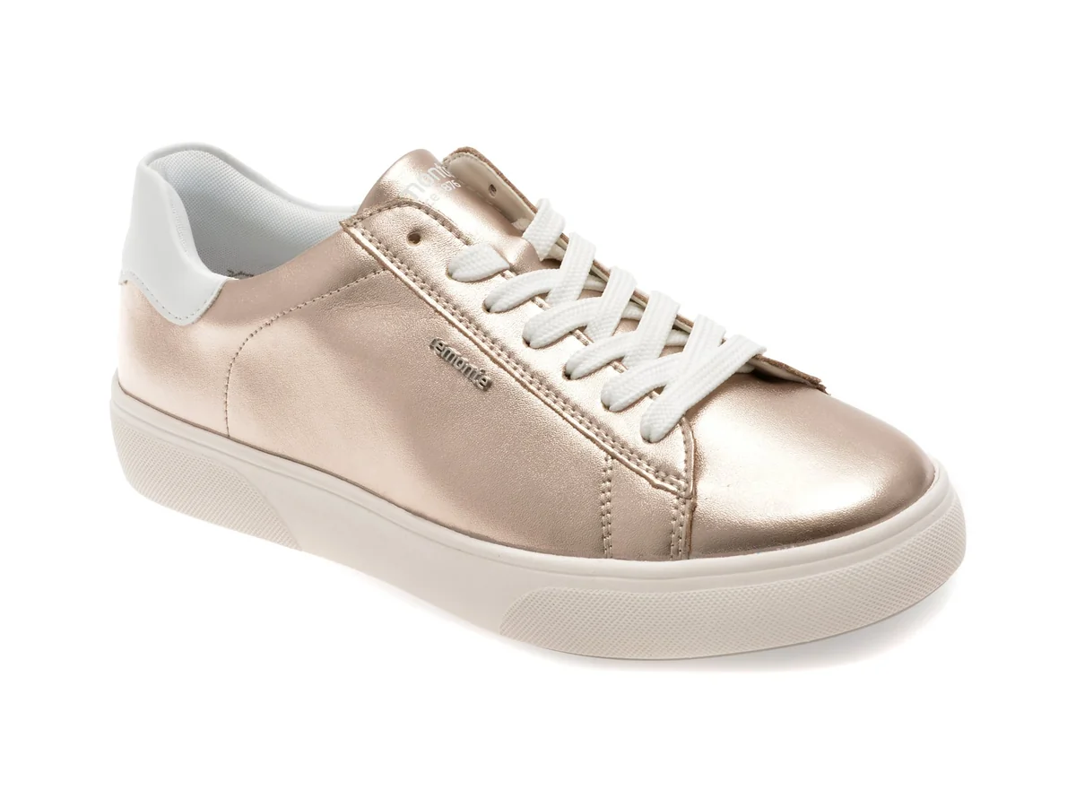 Pantofi Sport Remonte Argintii, D2J00, Din Piele Naturala