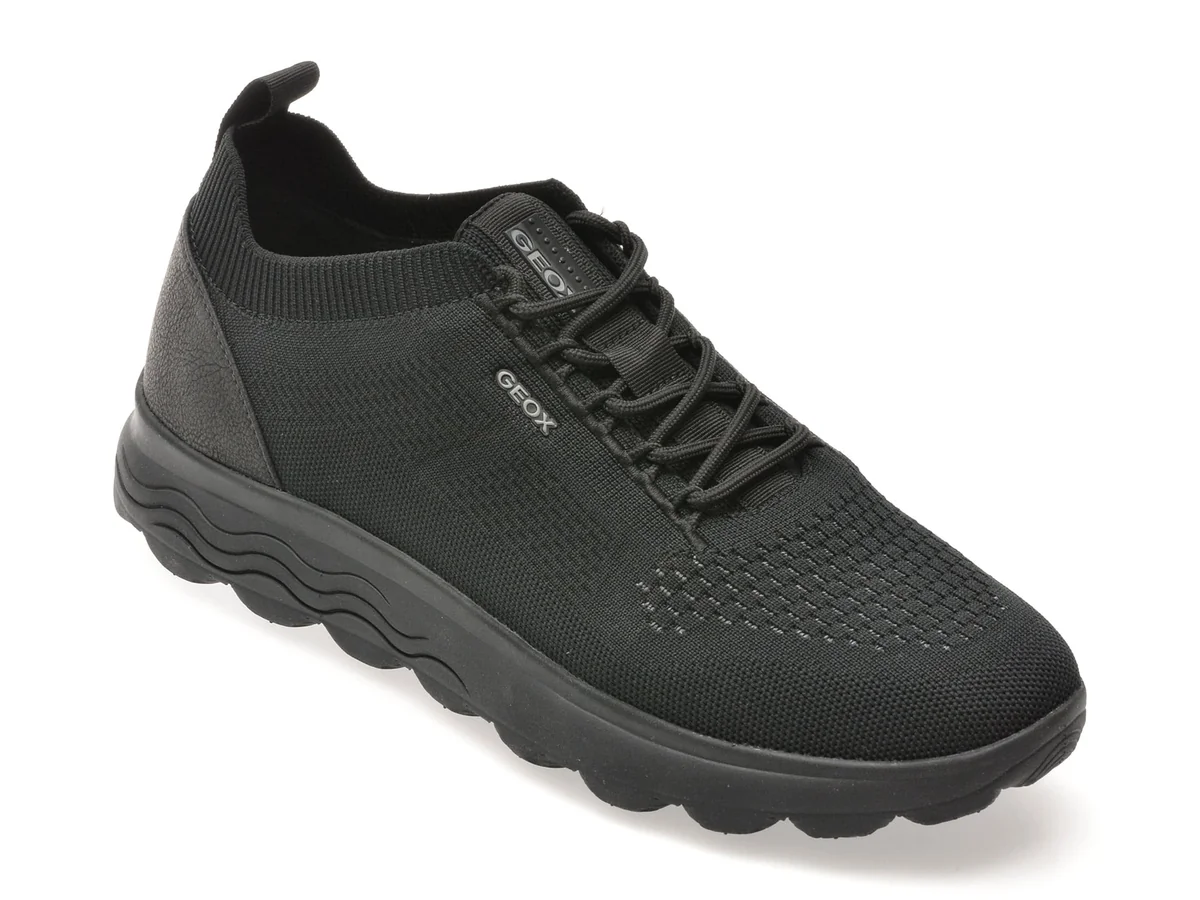 Pantofi Sport Geox Negri, U15BYA, Din Material Textil