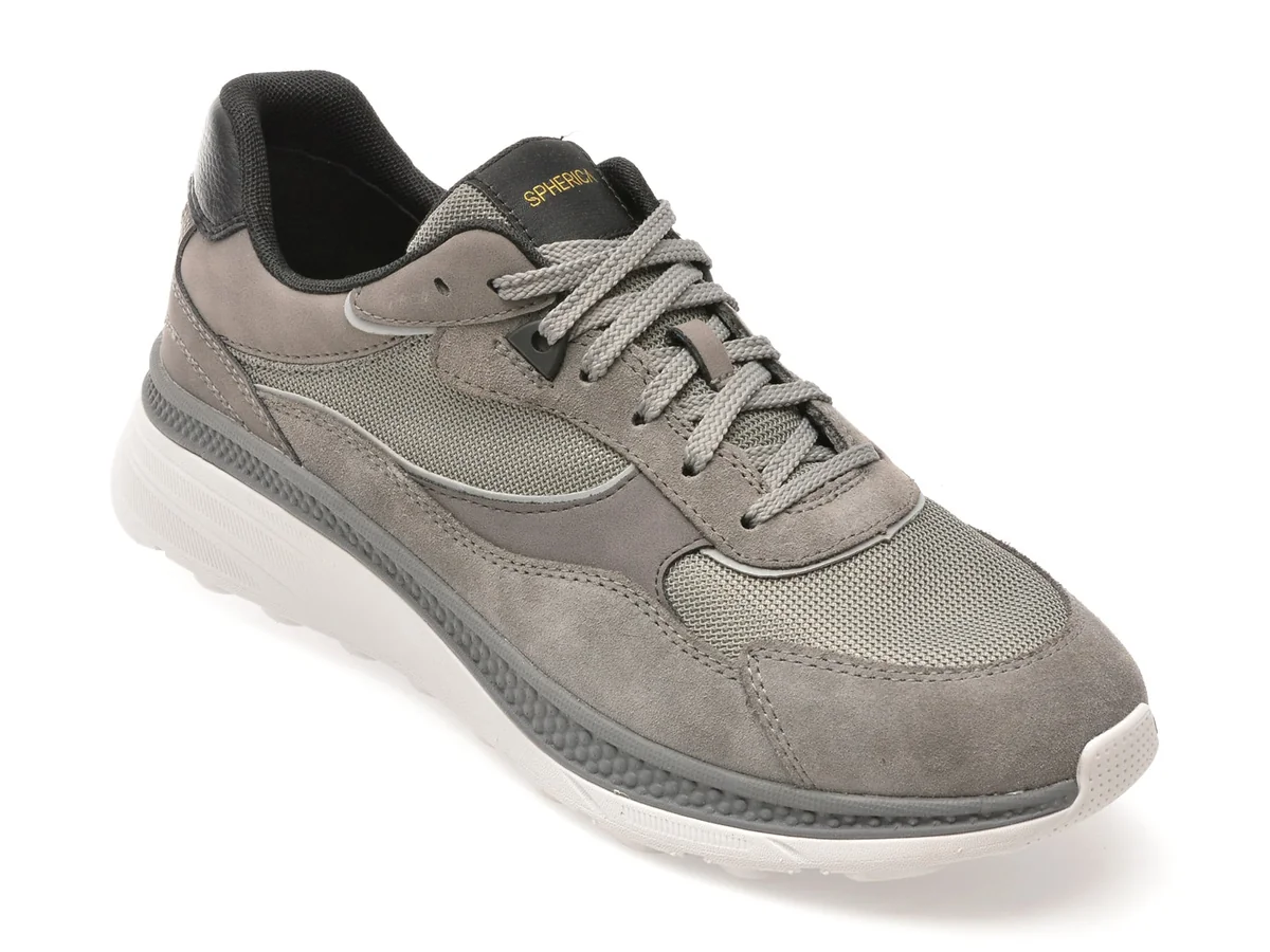 Pantofi Sport Geox Gri, U55HUA, Din Material Textil
