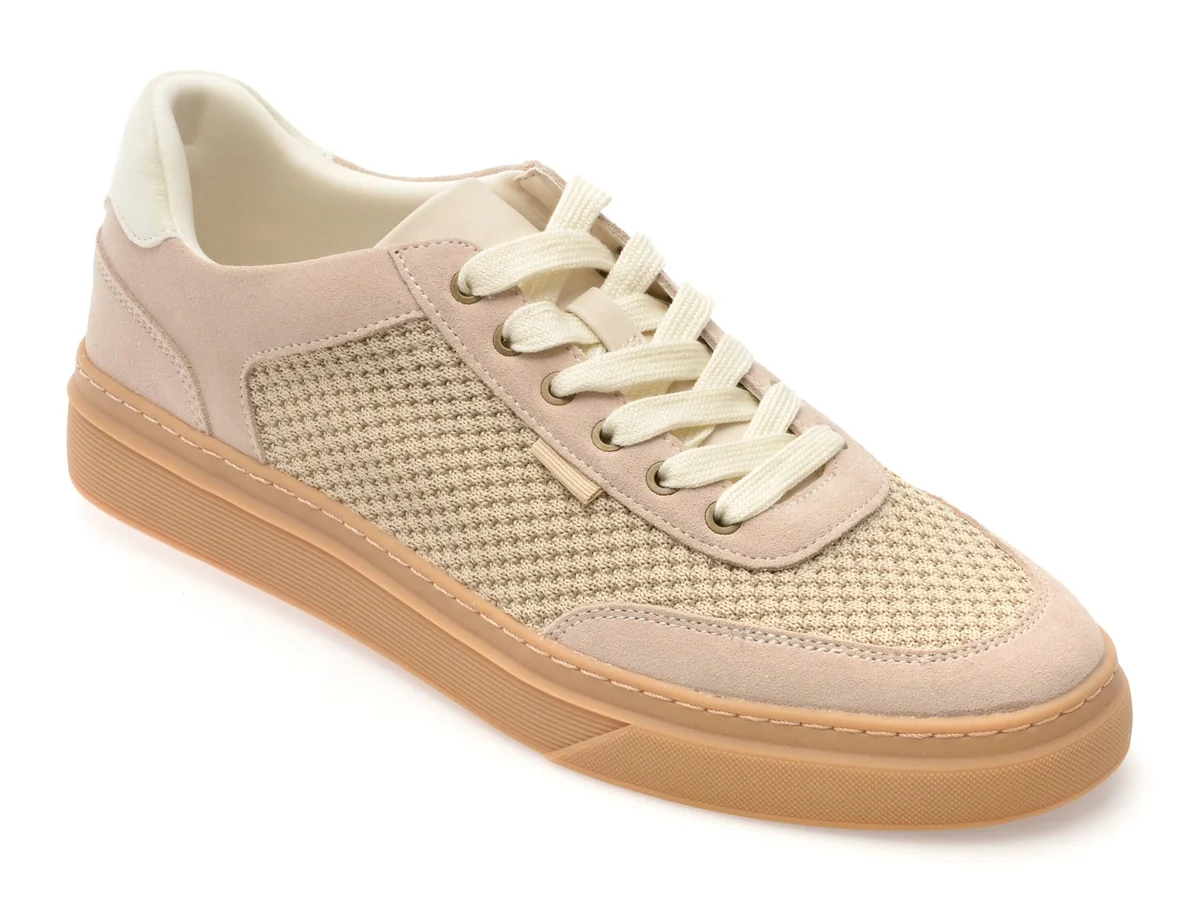 Pantofi Sport Aldo Bej, Mcenroe 106, Din Material Textil