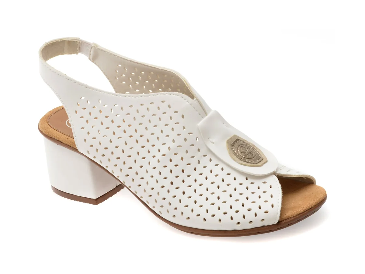 Sandale Rieker Albe, 64656, Din Piele Ecologică